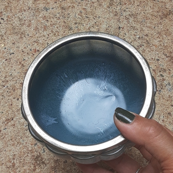 🦋🏵️🦋Hand Painted Antique Glass Candy Dish - Picture 7 of 7